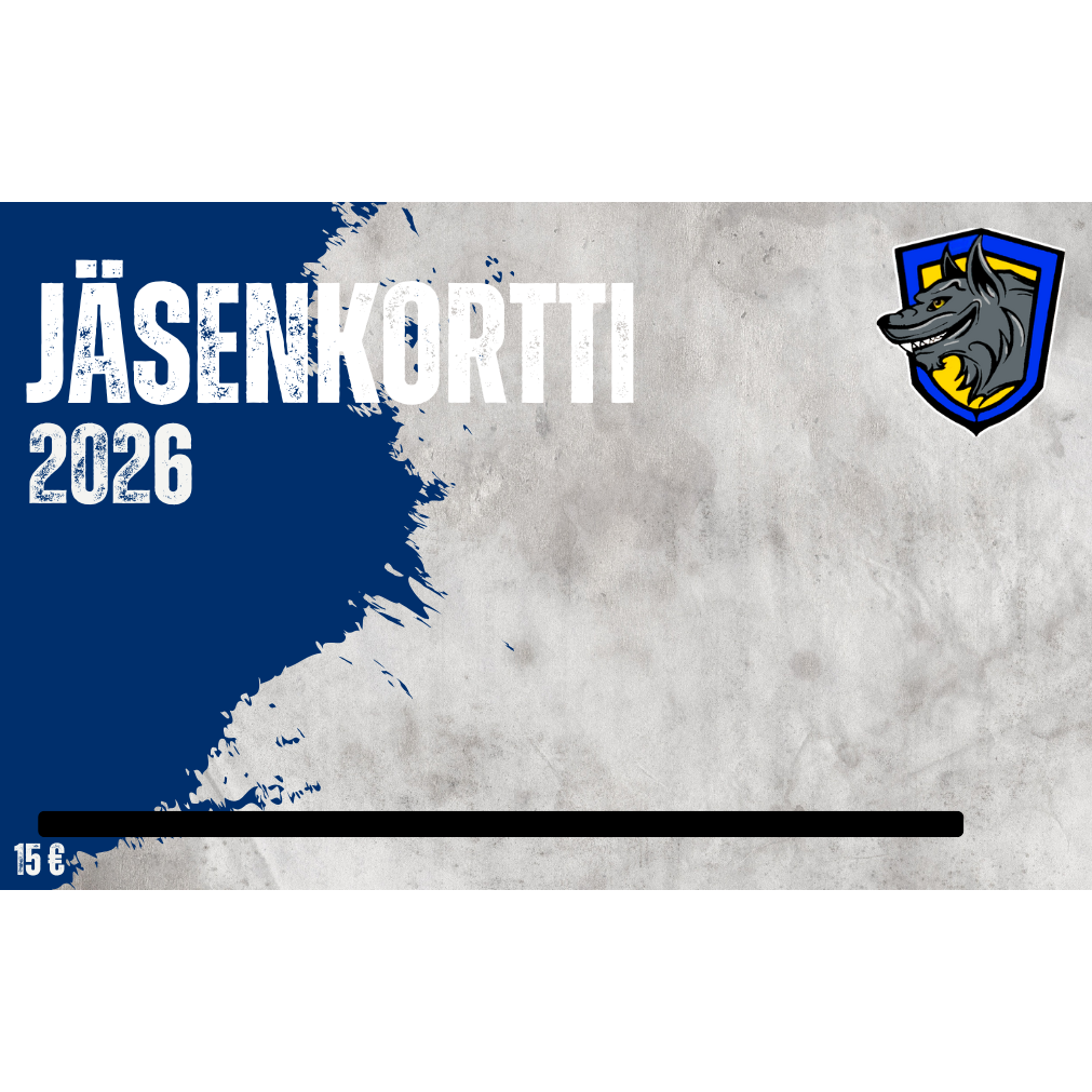 2026 Jäsenkortti